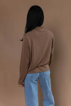 VERY J Hilda Top In Brown Tops