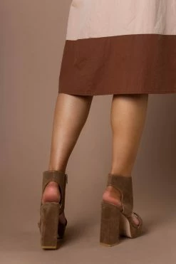 FREE SOUL/MIRACLE MILE Katherine Heels In Brown Shoes