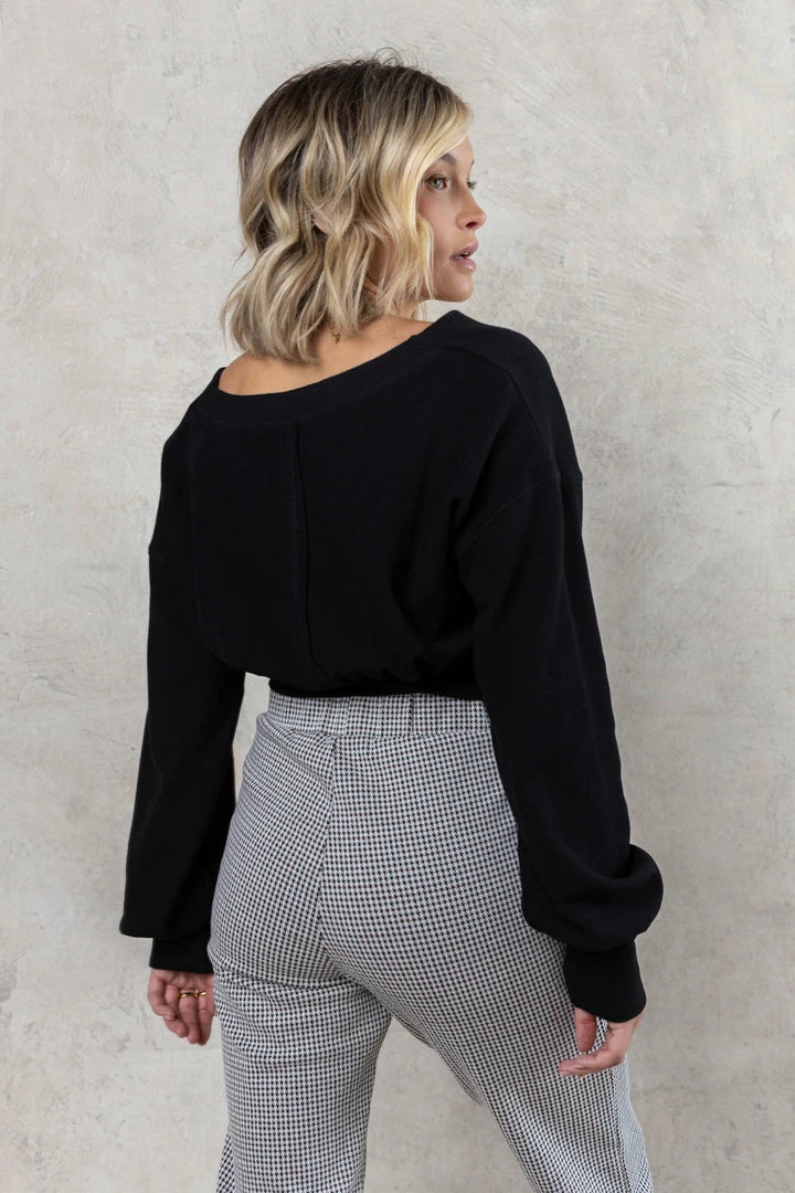 Budget โ Mustard Seed Tops Equinox Sweater In Black ๐ 5 Mustard Seed Tops Equinox Sweater In Black