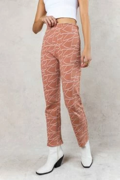 LE LIS Linework Pants - FINAL SALE