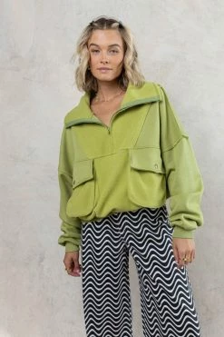 Hot Sale π AEMI AND CO Harry Sweater In Pistachio Tops π― 7 AEMI AND CO Harry Sweater In Pistachio Tops