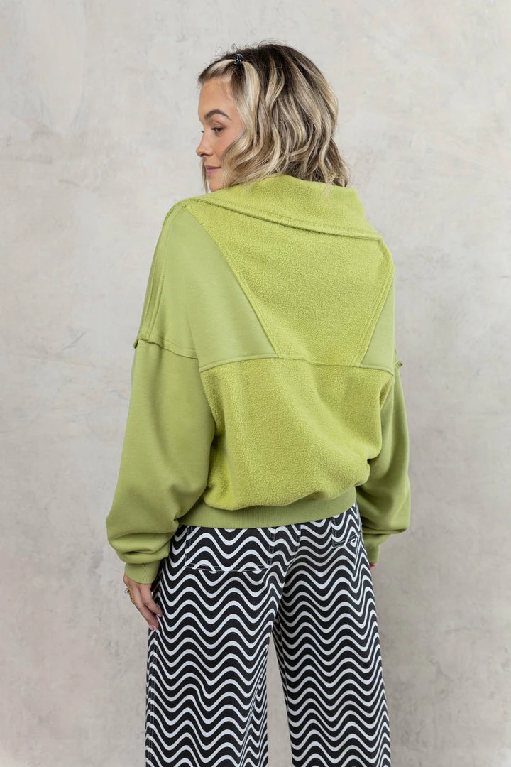 Hot Sale π AEMI AND CO Harry Sweater In Pistachio Tops π― 2 AEMI AND CO Harry Sweater In Pistachio Tops