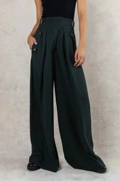 ALAMIA Shannon Pants In Hunter Green - FINAL SALE