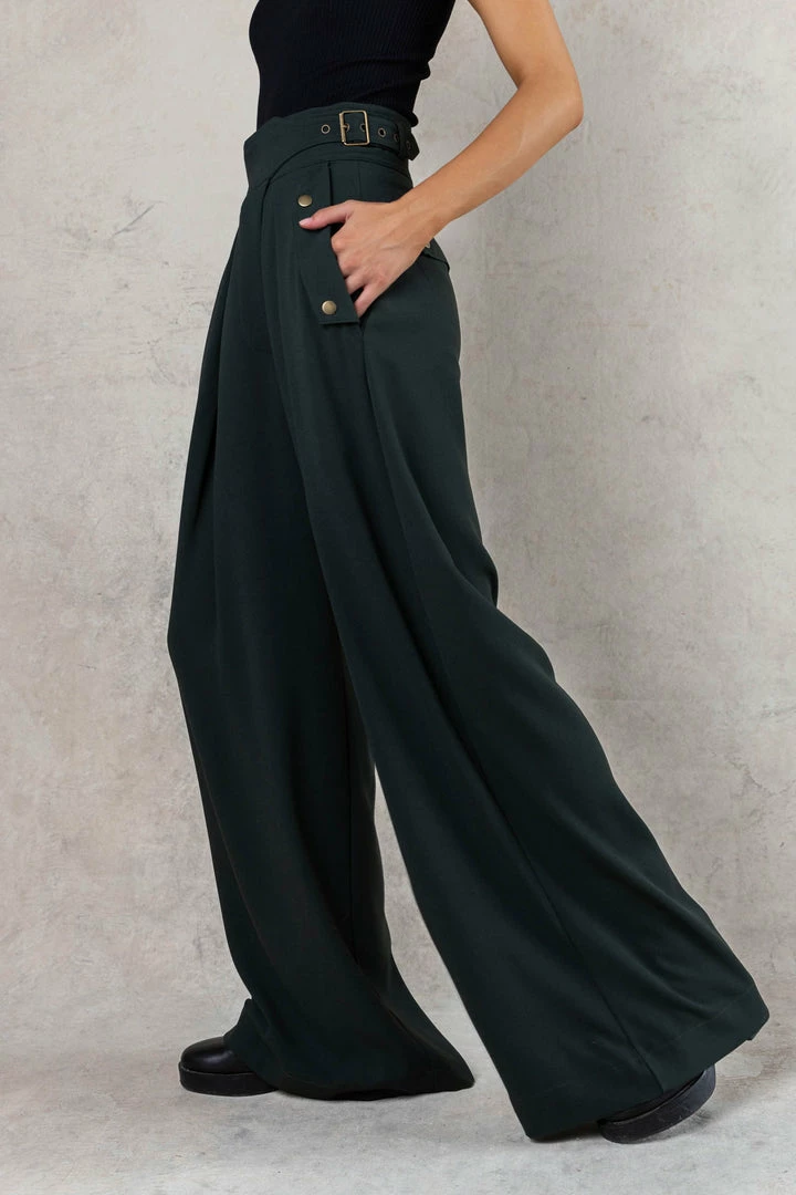 Outlet ❤️ ALAMIA Shannon Pants In Hunter Green - FINAL SALE 🛒 3 ALAMIA Shannon Pants In Hunter Green - FINAL SALE