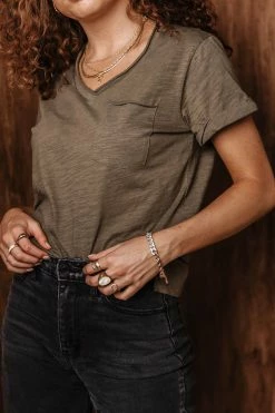 Best Pirce π SINA Ayla Tee In Ivory - FINAL SALE π 21 SINA Ayla Tee In Ivory - FINAL SALE