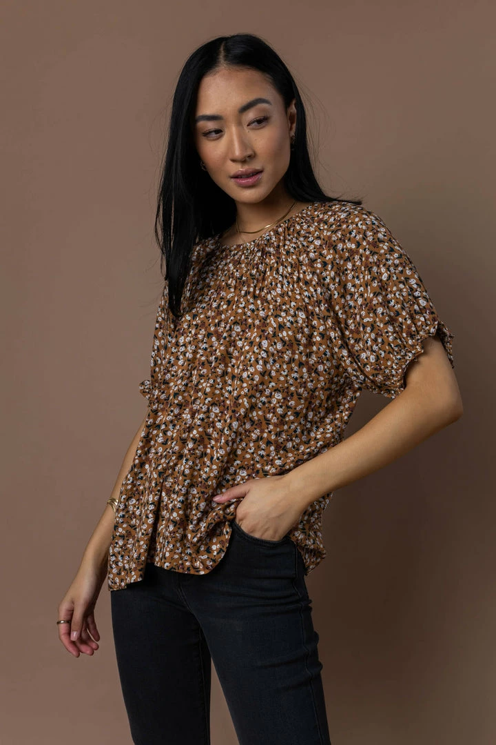 New 😉 FUN 2 FUN Christy Floral Top - FINAL SALE 😍 5 FUN 2 FUN Christy Floral Top - FINAL SALE