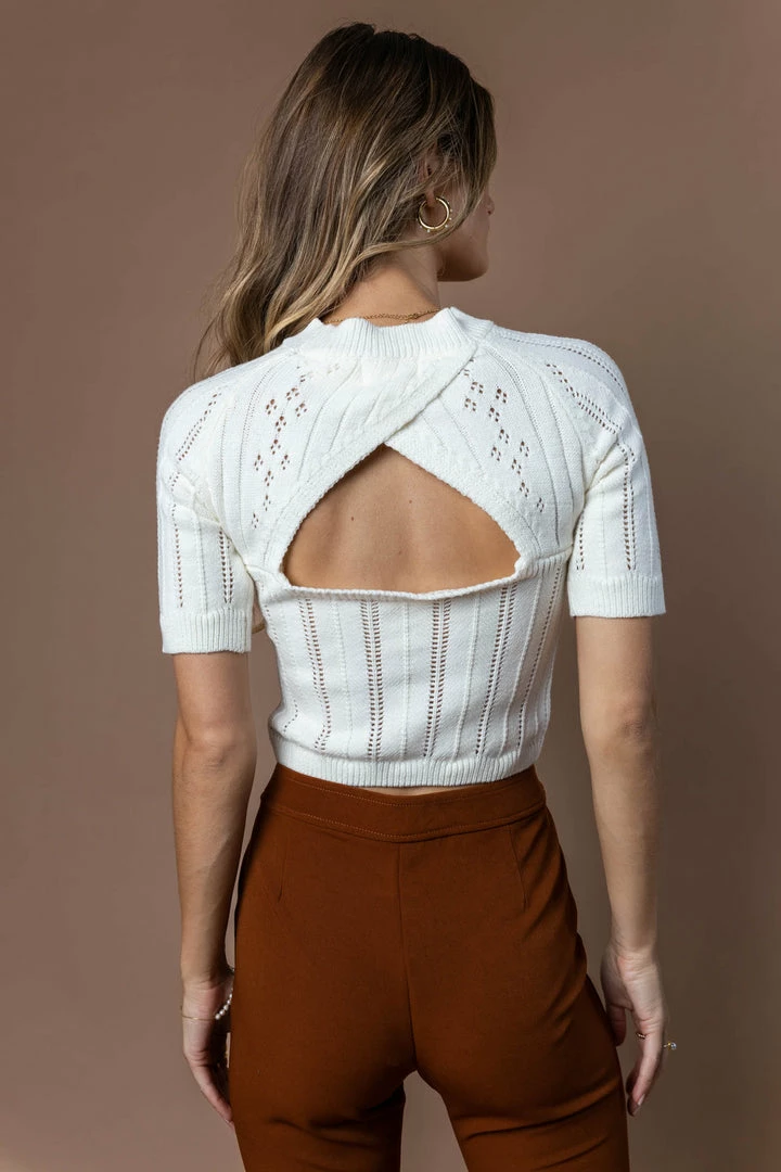 Cheapest π SINA Tops Hailee Sweater In Cream - FINAL SALE β 4 SINA Tops Hailee Sweater In Cream - FINAL SALE