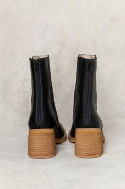 FREE SOUL/MIRACLE MILE Olivia Ankle Boots In Black