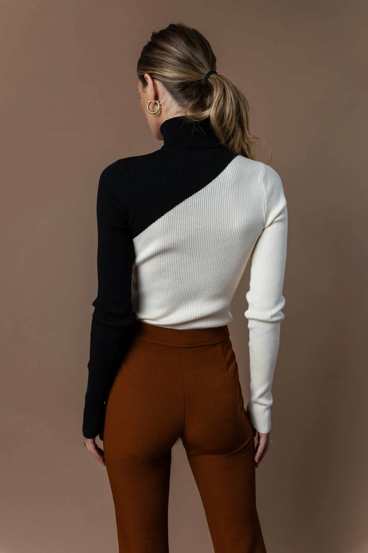 Discount π― CRESCENT Tops Clytie Turtleneck Top In Black - FINAL SALE β 4 CRESCENT Tops Clytie Turtleneck Top In Black - FINAL SALE