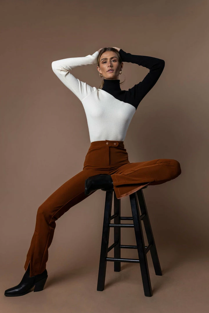 Discount π― CRESCENT Tops Clytie Turtleneck Top In Black - FINAL SALE β 3 CRESCENT Tops Clytie Turtleneck Top In Black - FINAL SALE
