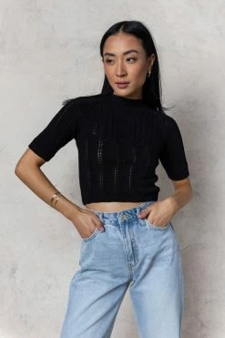 SINA Sweaters Hailee Sweater In Black - FINAL SALE