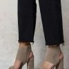 FREE SOUL/MIRACLE MILE Katherine Heels In Taupe Shoes