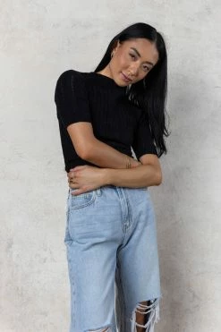 SINA Sweaters Hailee Sweater In Black - FINAL SALE