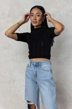 SINA Sweaters Hailee Sweater In Black - FINAL SALE