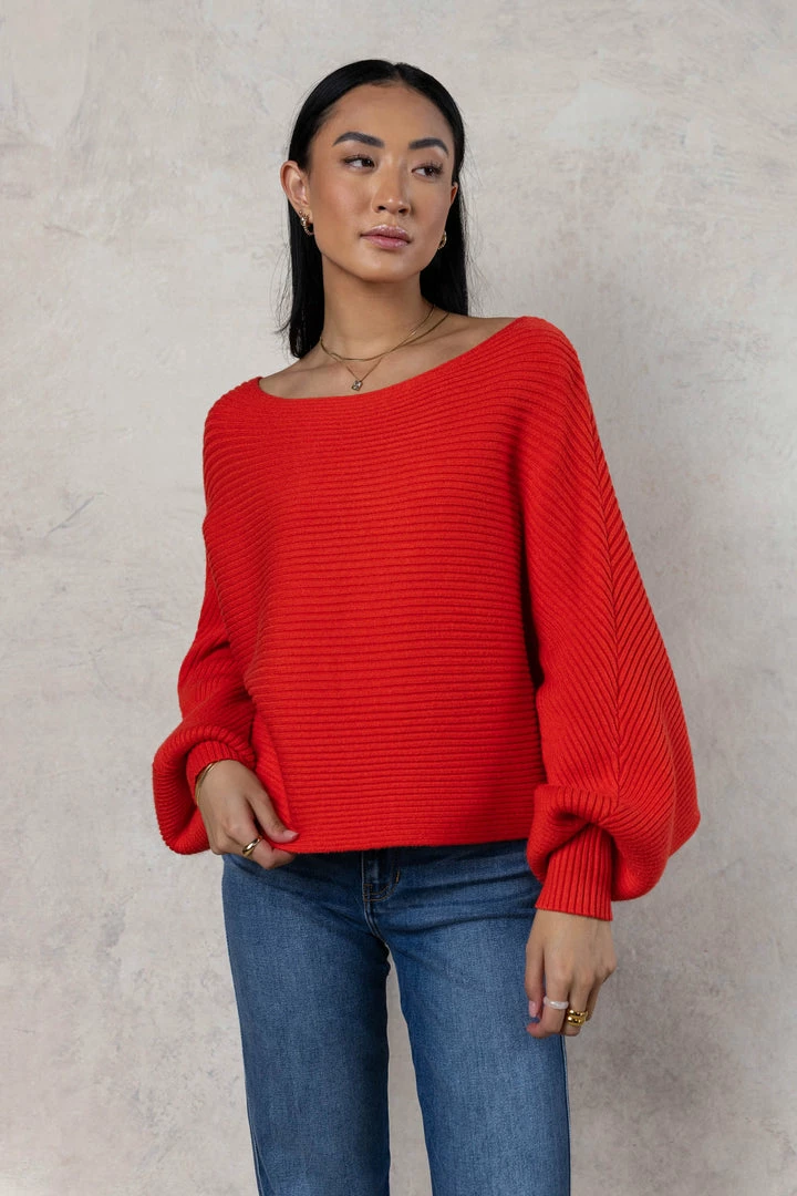 Best Sale π LUSH CLOTHING Ziggie Sweater In Orange - FINAL SALE π₯° 1 LUSH CLOTHING Ziggie Sweater In Orange - FINAL SALE