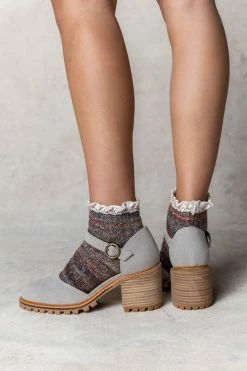 FREE SOUL/MIRACLE MILE Shoes Daniela Heels In Grey