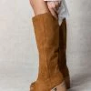 FREE SOUL/MIRACLE MILE Juniper Boots In Camel Shoes