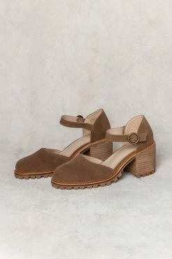 FREE SOUL/MIRACLE MILE Daniela Heels In Brown