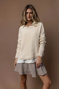 SINA River Sweater In Natural