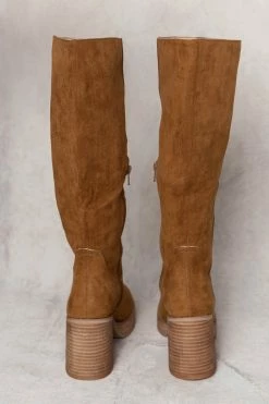 FREE SOUL/MIRACLE MILE Juniper Boots In Camel Shoes