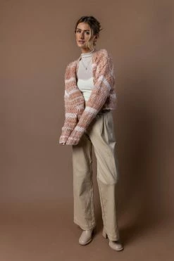 SINA Double Check Cardigan Tops