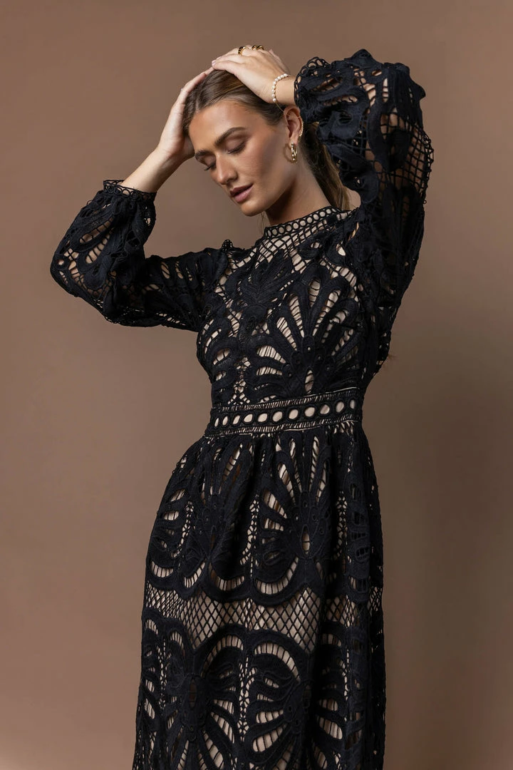 Outlet π₯ WELLMADE INC Geraldene Lace π Dress In Black π₯ 2 WELLMADE INC Geraldene Lace Dress In Black