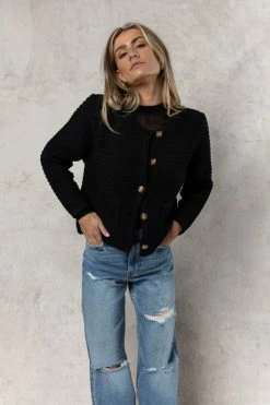 Best Sale π AARON & AMBER Susan Sweater In Black Sweaters π₯ 8 AARON & AMBER Susan Sweater In Black Sweaters