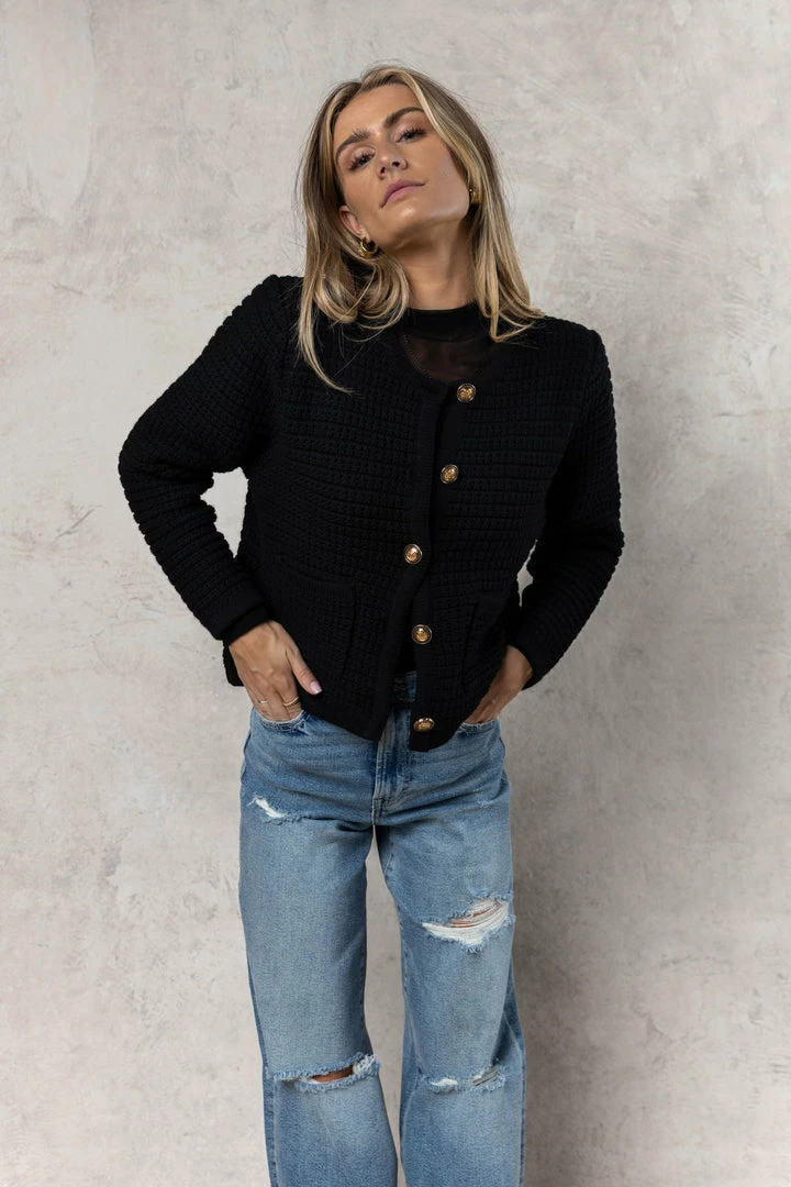 Best Sale π AARON & AMBER Susan Sweater In Black Sweaters π₯ 3 AARON & AMBER Susan Sweater In Black Sweaters