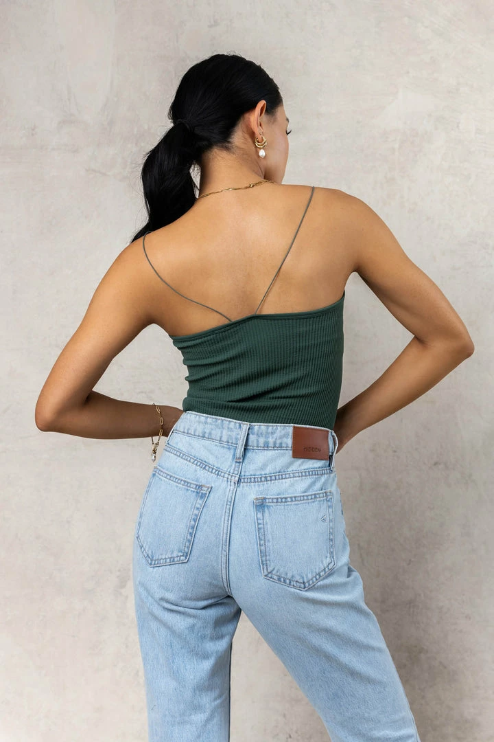 Discount π― DYNAMIC FASHION Tops Kaido Cropped Tank In Green π― 2 DYNAMIC FASHION Tops Kaido Cropped Tank In Green