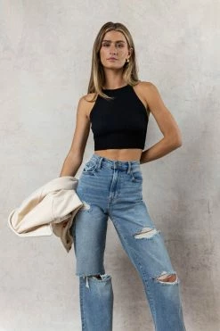 DYNAMIC FASHION Lynn Tank Top In Black - FINAL SALE