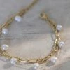 J&D JEWELRY Sakura Layered Bracelet In Gold