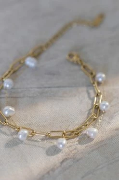 J&D JEWELRY Sakura Layered Bracelet In Gold