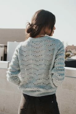 VERO MODA Daria Knit Sweater In Sage - FINAL SALE