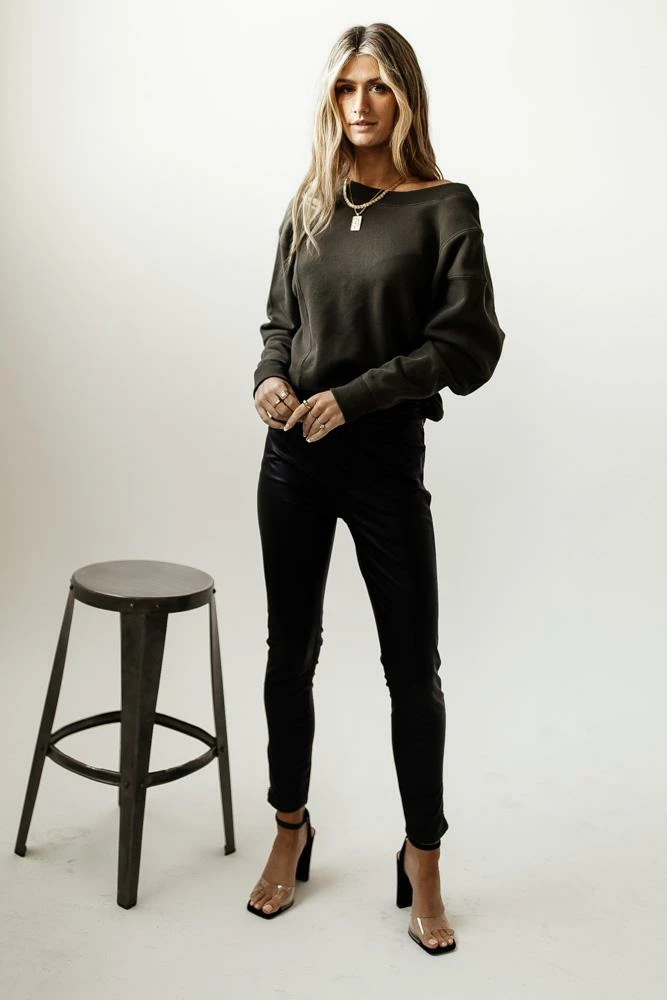 Best Sale 👏 SINA Rori Pullover In Olive - FINAL SALE 🎁 5 SINA Rori Pullover In Olive - FINAL SALE