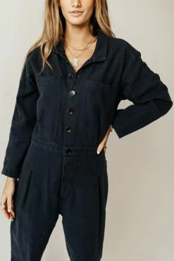 SINA Ellwood Jumpsuit In Rust - FINAL SALE