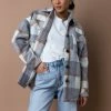 NANJING Milani Plaid Shacket New Arrivals