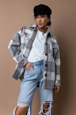 NANJING Milani Plaid Shacket New Arrivals