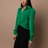 OVI Tiffany Button Down In Green - FINAL SALE