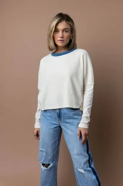 SINA Hayden Waffle Knit Top