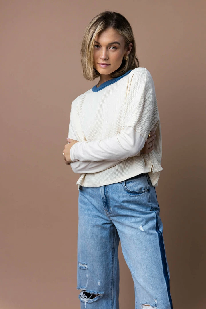 Flash Sale π€© SINA Hayden Waffle Knit Top π 5 SINA Hayden Waffle Knit Top