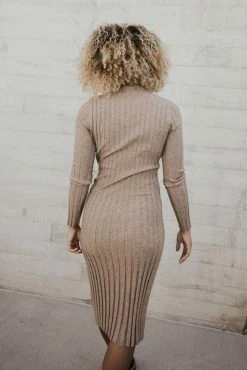 Best Pirce π GUANGZHOU ECOZY GARMENT Miriam Sweater π Dress In Sand-FINAL SALE π€© 11 GUANGZHOU ECOZY GARMENT Miriam Sweater Dress In Sand-FINAL SALE