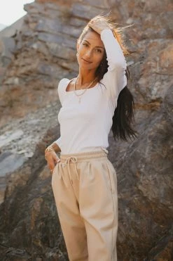 Vero Moda Hensely Top In White - FINAL SALE