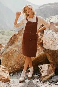 TEA N ROSE Alba Overall Dress - FINAL SALE