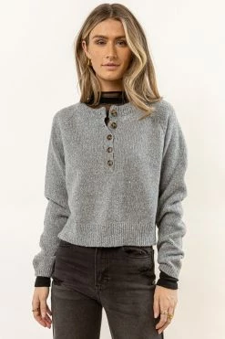 VERY J Amelia Sweater In Grey