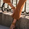 FREE SOUL/MIRACLE MILE Blair Ankle Strap Heels In Tan Shoes
