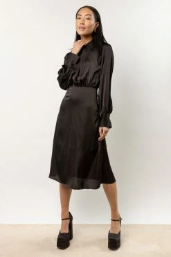 Flash Sale β AARON & AMBER Blaise Midi π Dress In Black π€© 8 AARON & AMBER Blaise Midi Dress In Black