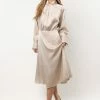 AARON & AMBER Dresses Blaise Midi Dress In Cream
