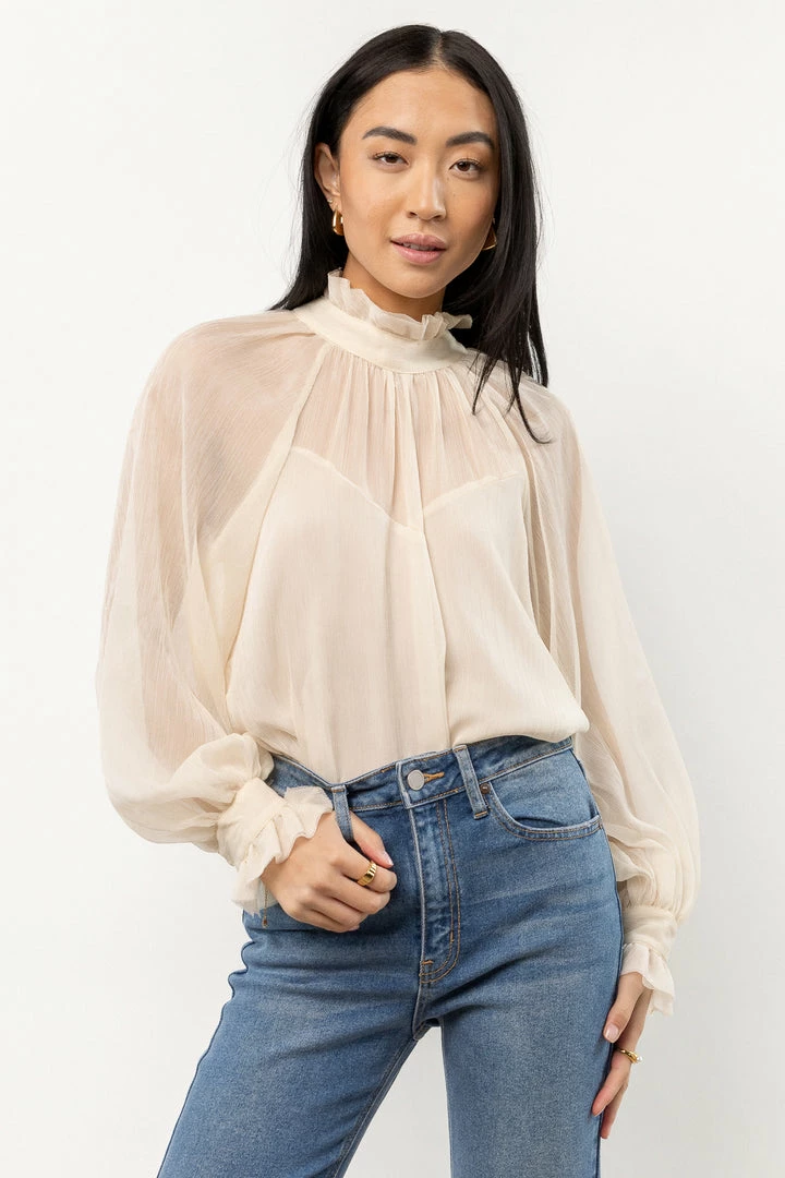 Budget β ZOE + CLAIRE Bristol Sheer Top π 1 ZOE + CLAIRE Bristol Sheer Top
