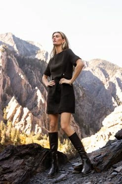 LEIA N CO Vernon Mini Dress In Black