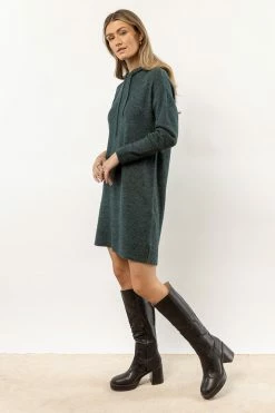 VERO MODA Elton Sweater Dress In Emerald